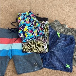 Bundle - five pair swim trunks / board shorts